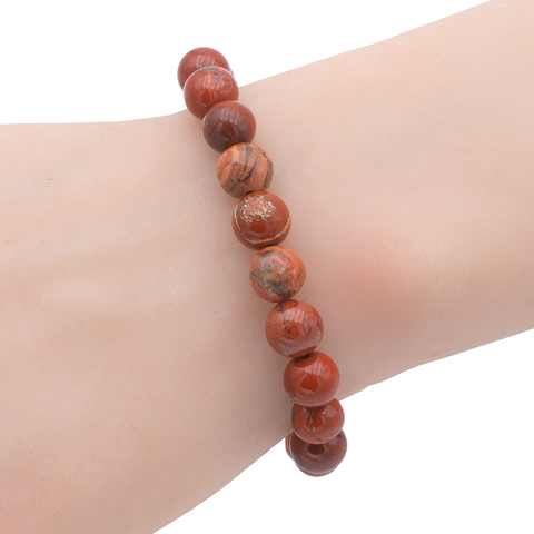 Armband aus rotem Jaspis