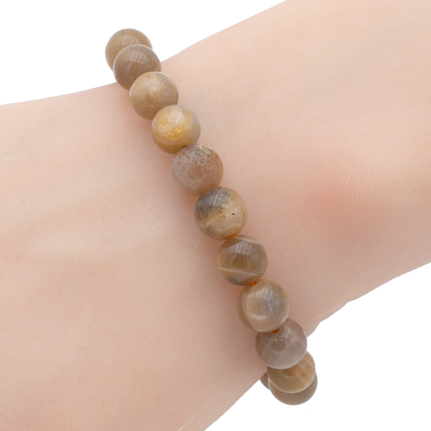 Bracelet en Pierre de Lune – Intuition, Féminité et Harmonie Intérieure