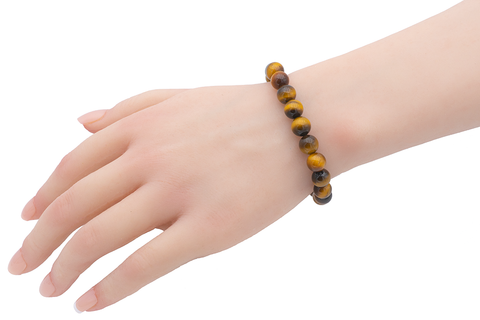 Bracelet en Œil de Tigre – Protection et Confiance en Soi
