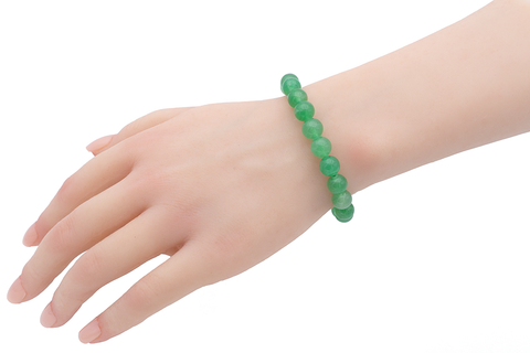 Bracelet en Aventurine Verte – Chance, Apaisement et Croissance