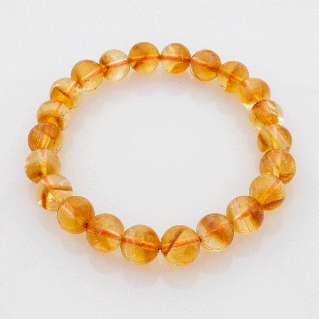 Bracelet en Citrine – Joie, Abondance et Énergie Solaire - Gemio.ch