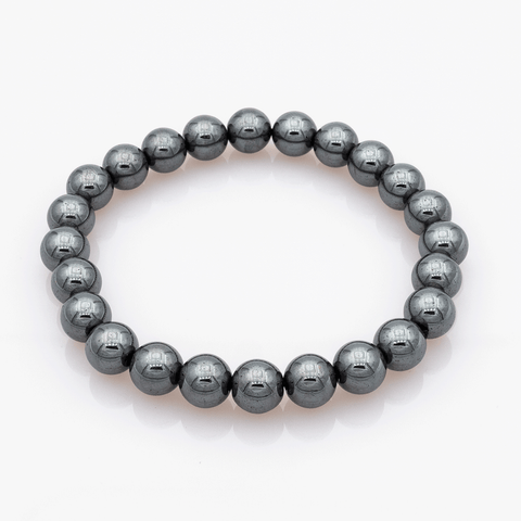 Bracelet en Hématite – Force Intérieure et Équilibre