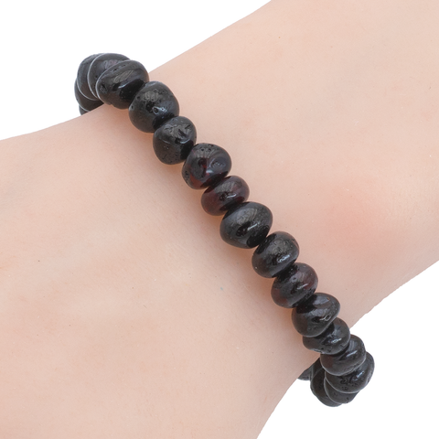 Bracelet Ambre Perles Baroques - Cerise, Naturel et Authentique