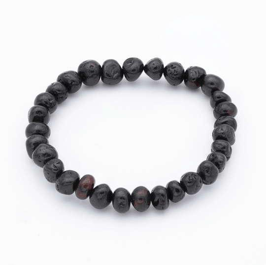 Bracelet Ambre Perles Baroques - Cerise, Naturel et Authentique