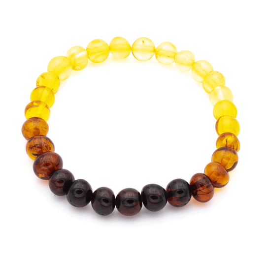 Bracelet Ambre Perles Baroques - Arc-en-ciel, Naturel et Authentique