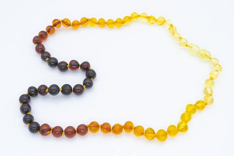 Collier Ambre Perles Baroques – Arc-en-ciel, Un Bijou Authentique et Lumineux