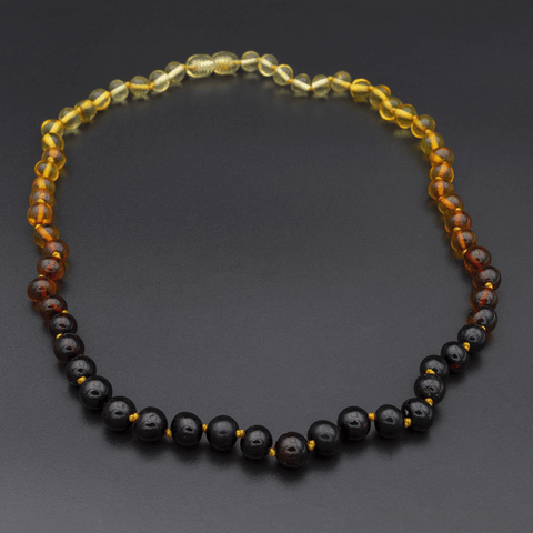 Collier Ambre Perles Baroques – Arc-en-ciel, Un Bijou Authentique et Lumineux