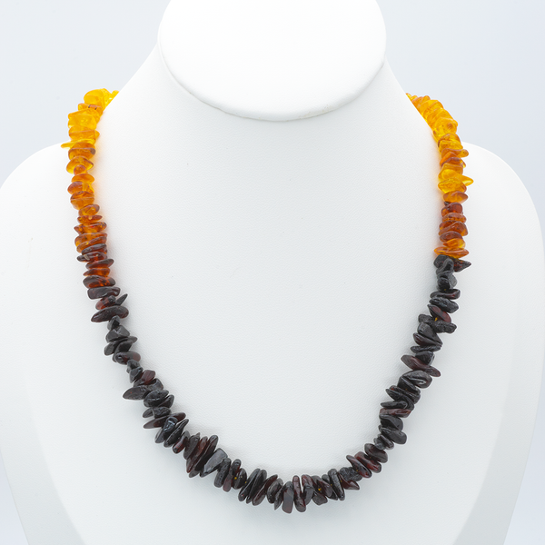 Collier Ambre Perles Éclats – Arc-en-ciel, Un Bijou Rayonnant et Authentique - Gemio.ch