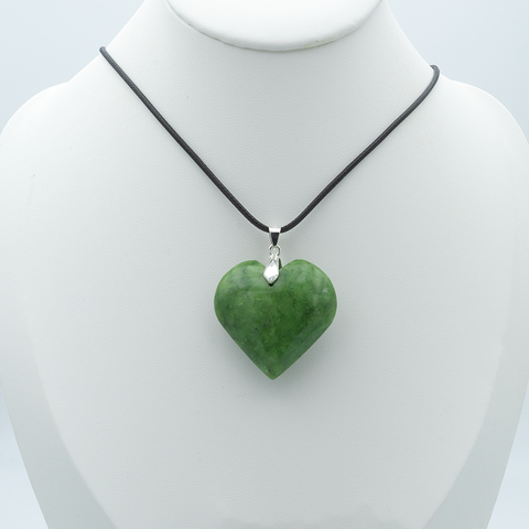 Pendentif Cœur de Chrysoprase – Renouveau & Sérénité