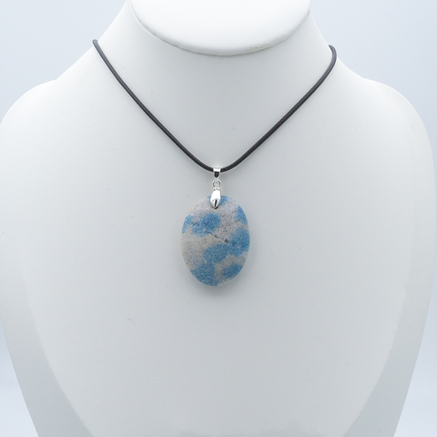 Pendentif Ovale en Jaspe K2 – Équilibre & Protection Intérieure