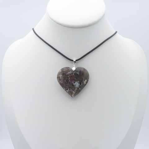 Pendentif Rond en Tourmaline Rose – Amour & Vitalité