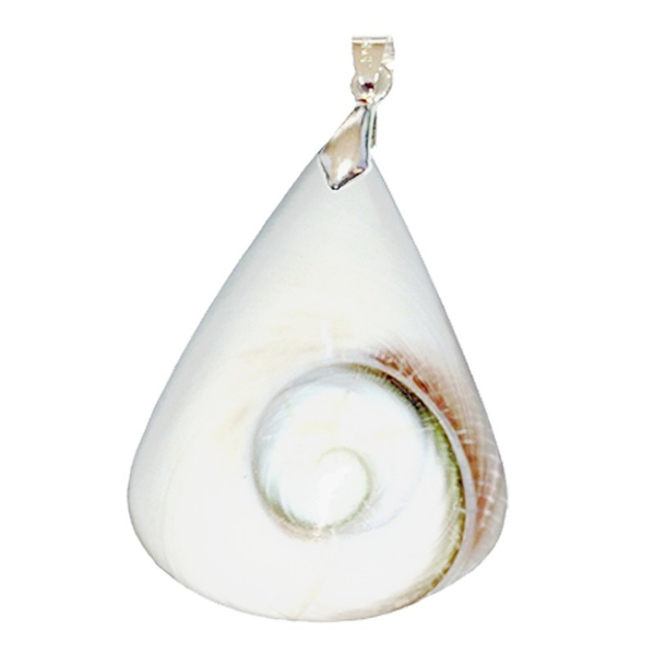 Pendentif Émotionnel & Spirituel – Œil de Sainte Lucie en Forme de Triangle - Gemio.ch