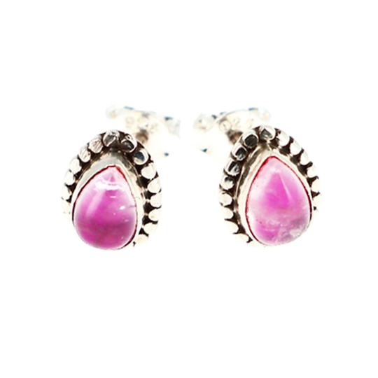Boucles d'Oreilles Quartz Rose & Argent 925 – Tendresse et Harmonie