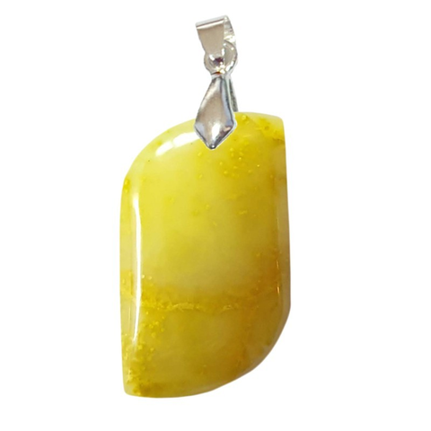 Pendentif Opale Verte Forme S – Énergie fluide, apaisement et reconnexion sensorielle