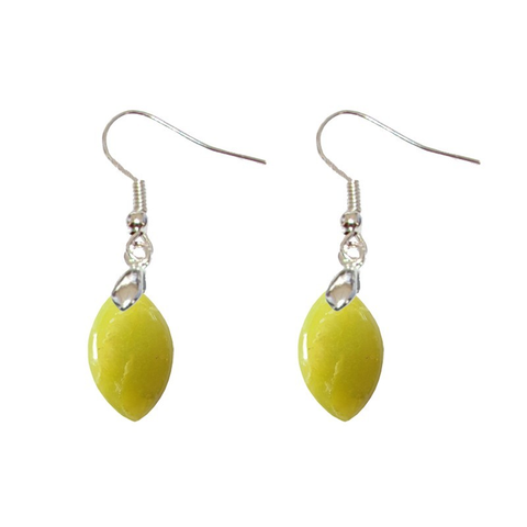 Boucles d’Oreilles Opale Verte Marquise – Régénération, clarté et sensibilité accrue
