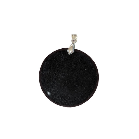 Pendentif Basalte Rond – Ancrage, Vitalité & Équilibre Intérieur