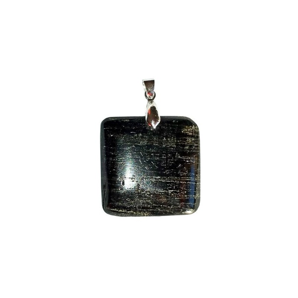Pendentif Tourmaline Noire Carré – Protection, Estime de Soi & Clarté Émotionnelle - Gemio.ch