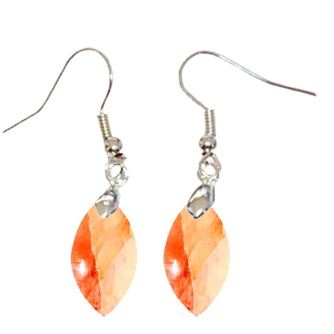 Boucles d’Oreilles Quartz Hématoïde Rouge Marquise – Vitalité, Ancrage & Transformation Émotionnelle