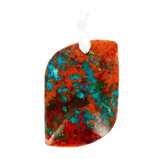 Pendentif Opale Multicolore Forme S – Apaisement et Protection