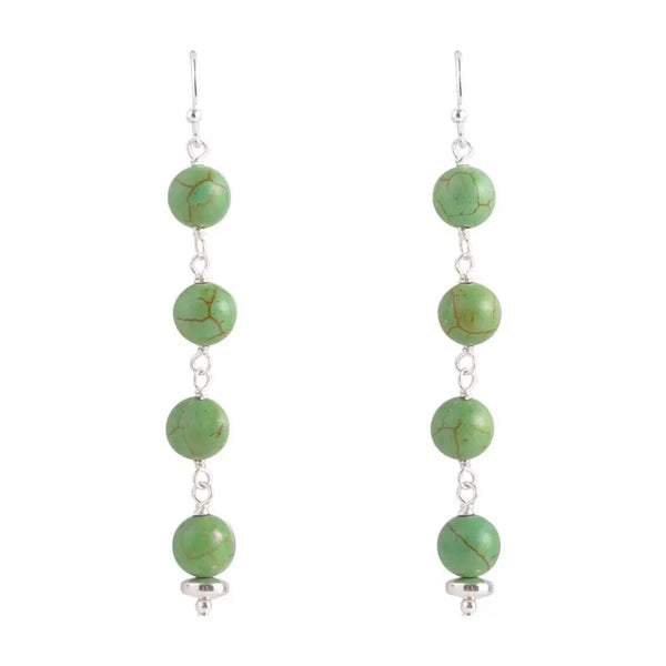 Line Me Up Boucle d'oreille - Turquoise citron - Gemio.ch