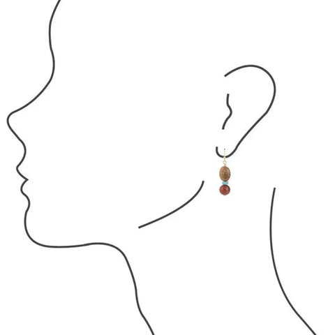 Boucles d'oreilles multi-pierres Longview
