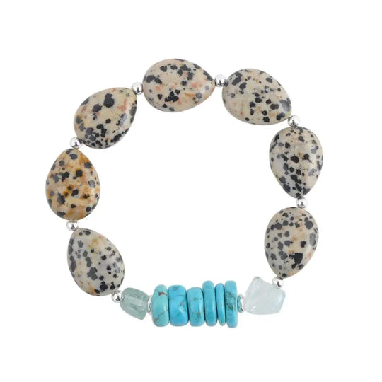 Armband Dalmatien - Menthe