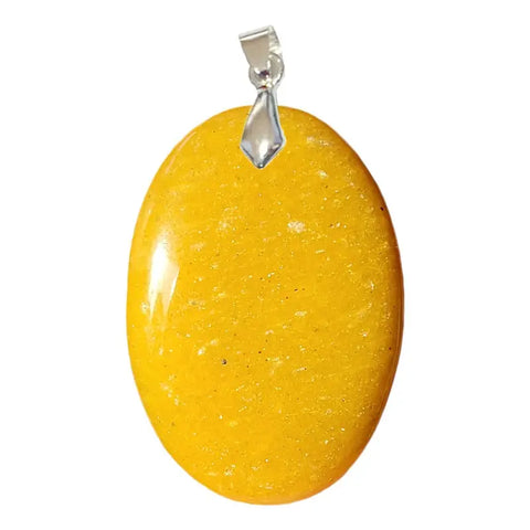 Gelber Aventurin-Oval-Anhänger EXTRA