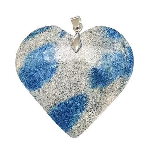 Pendentif Cœur en Jaspe K2 – Protection & Communication Intérieure