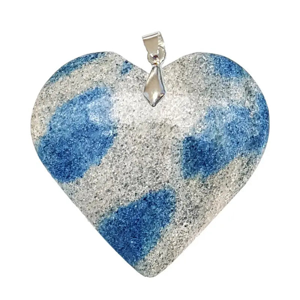 Pendentif Cœur en Jaspe K2 – Protection & Communication Intérieure