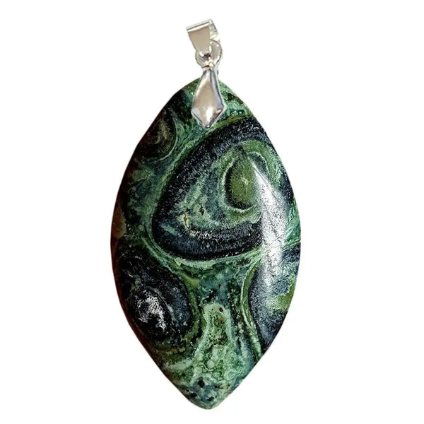 Pendentif Marquise en Jaspe Kambaba – Conscience & Réalignement