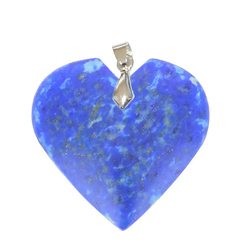 Pendentif Cœur en Lapis-Lazuli – Vérité & Harmonie Intérieure