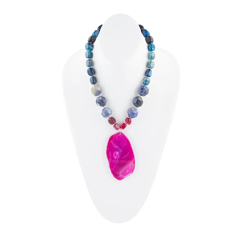 Collier Statement Achat Violett Viola et Lapis