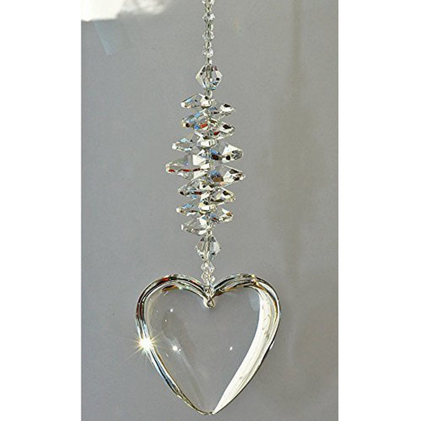 Pendentif en cristal de verre sous forme de coeur - Gemio.ch